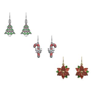 Christmas Novelty Enamel Earrings