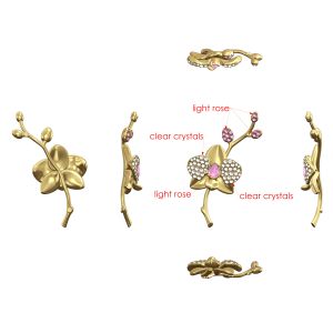 Orchid Brooch