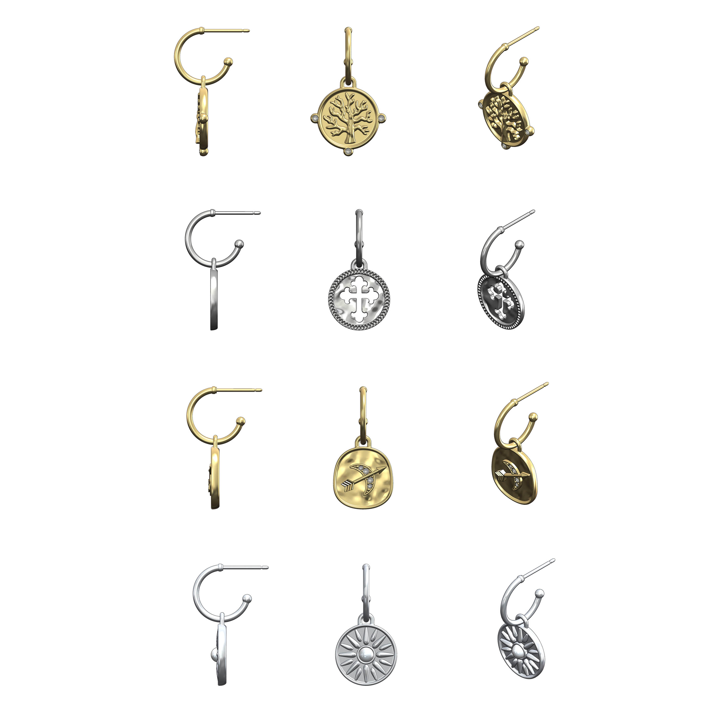 Inspirational Motifs Earring Set