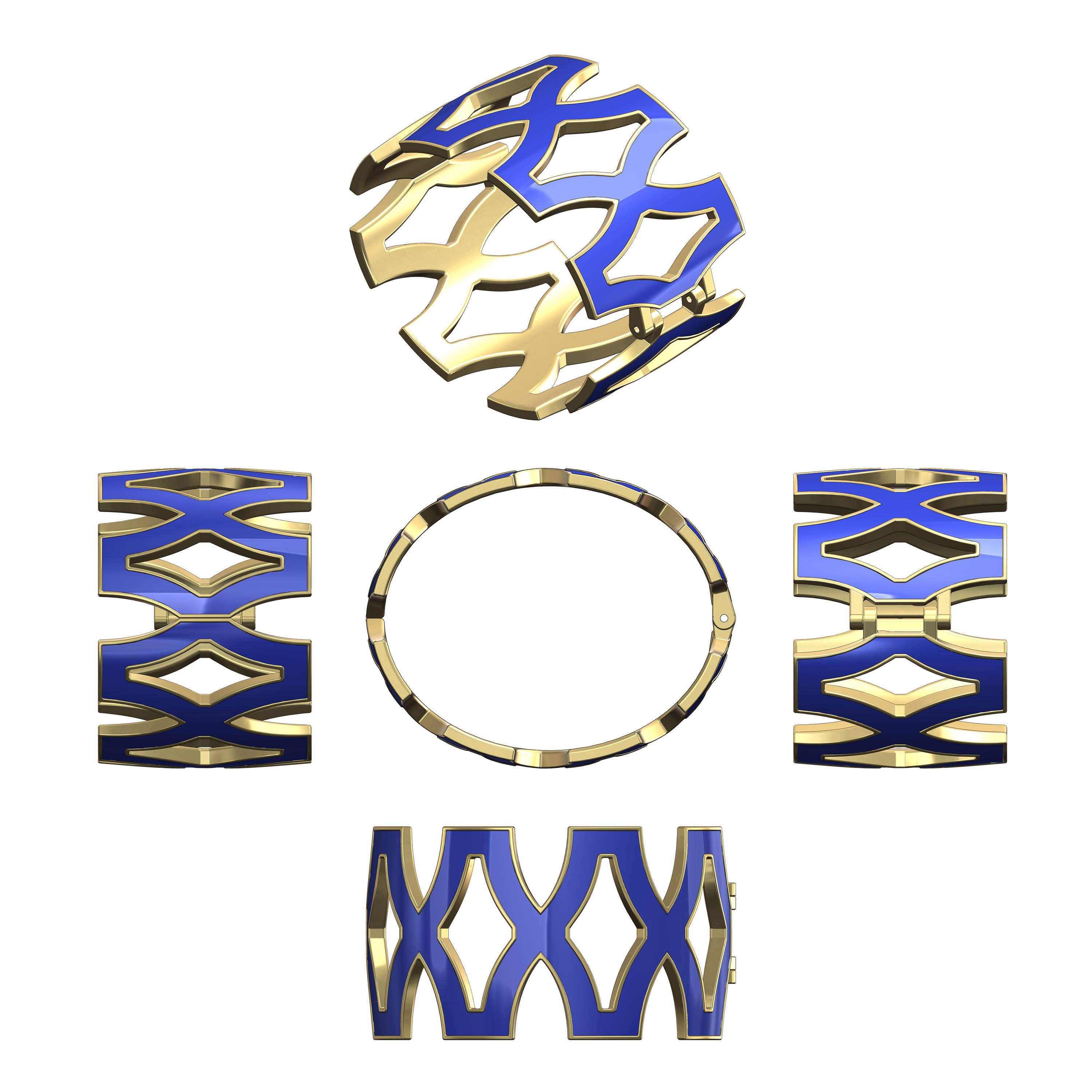 Statement Enamel Bracelet