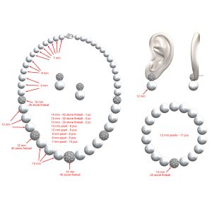 Pearl Collection w Fireball Accents